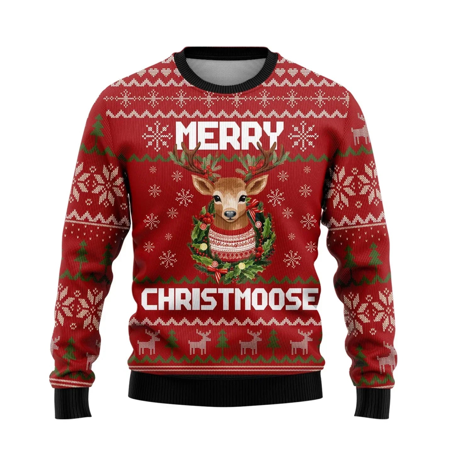Pull de Noël Cerf Chaud & Douillet