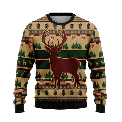 Pull de Noël Cerf Chaud & Douillet