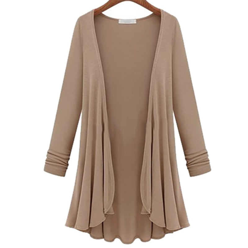 Robe d'automne élégante à volants pour femme