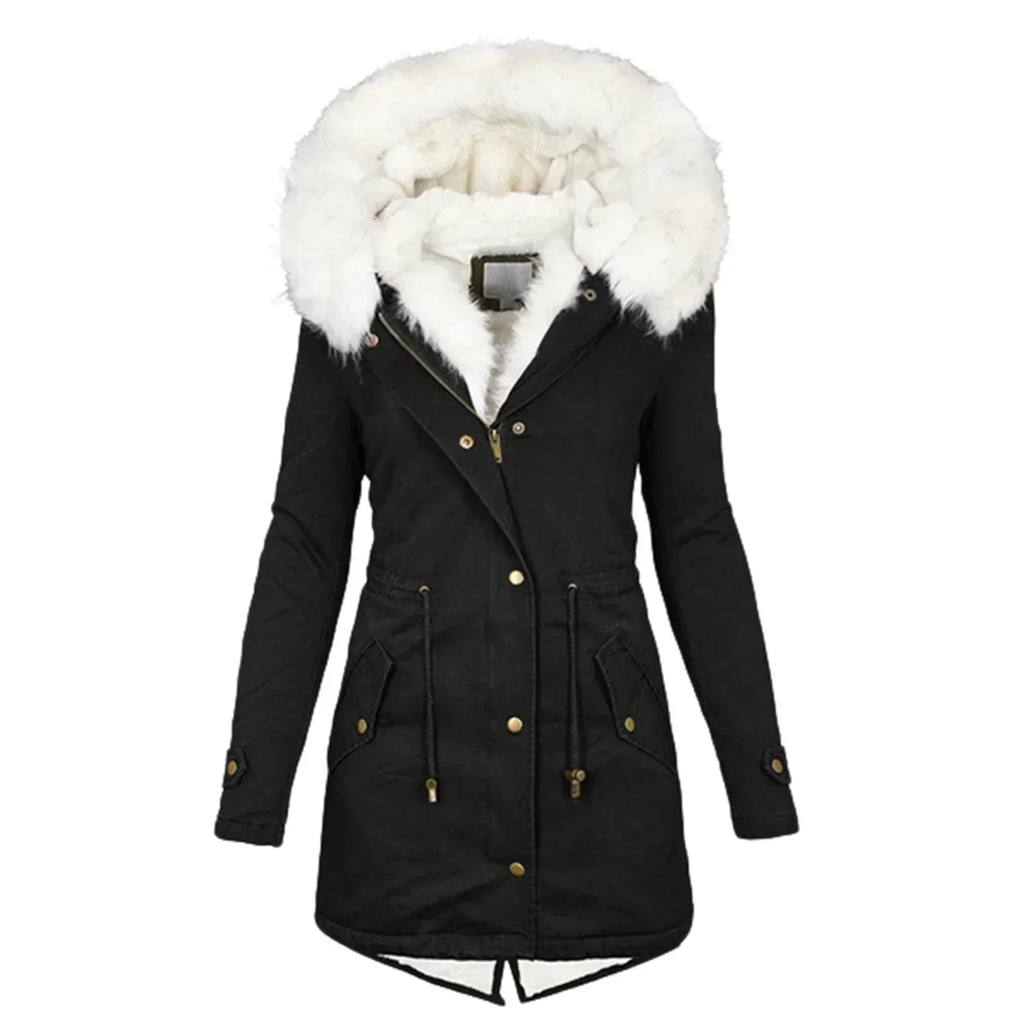 Manteau d'hiver élégant pour femme Stylé