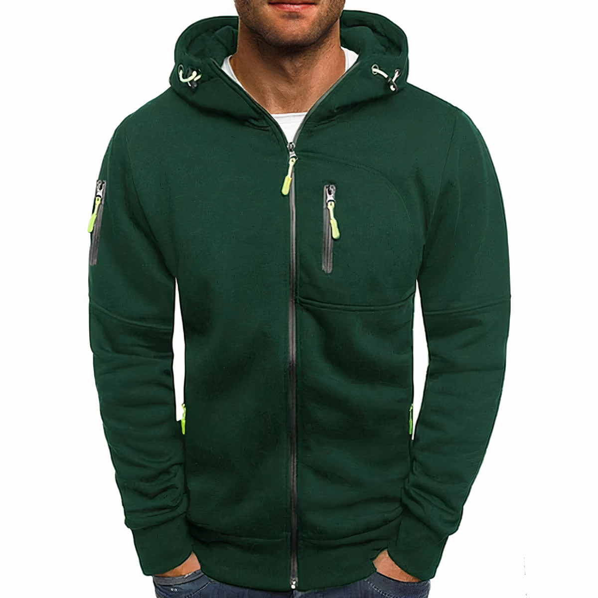 Hoodie classique pour hommes à manches longues