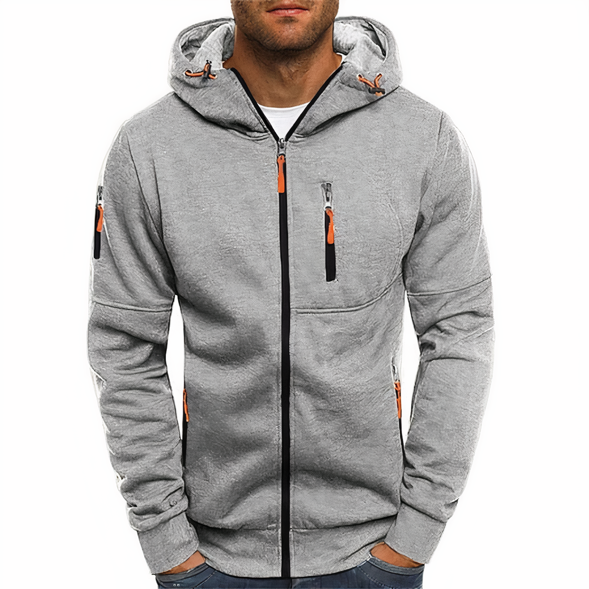 Hoodie classique pour hommes à manches longues
