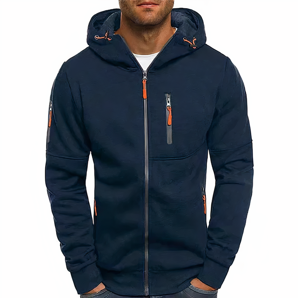 Hoodie classique pour hommes à manches longues