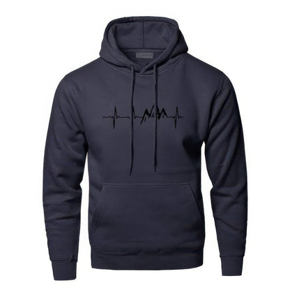 Sweat à capuche classique pour homme avec poche kangourou