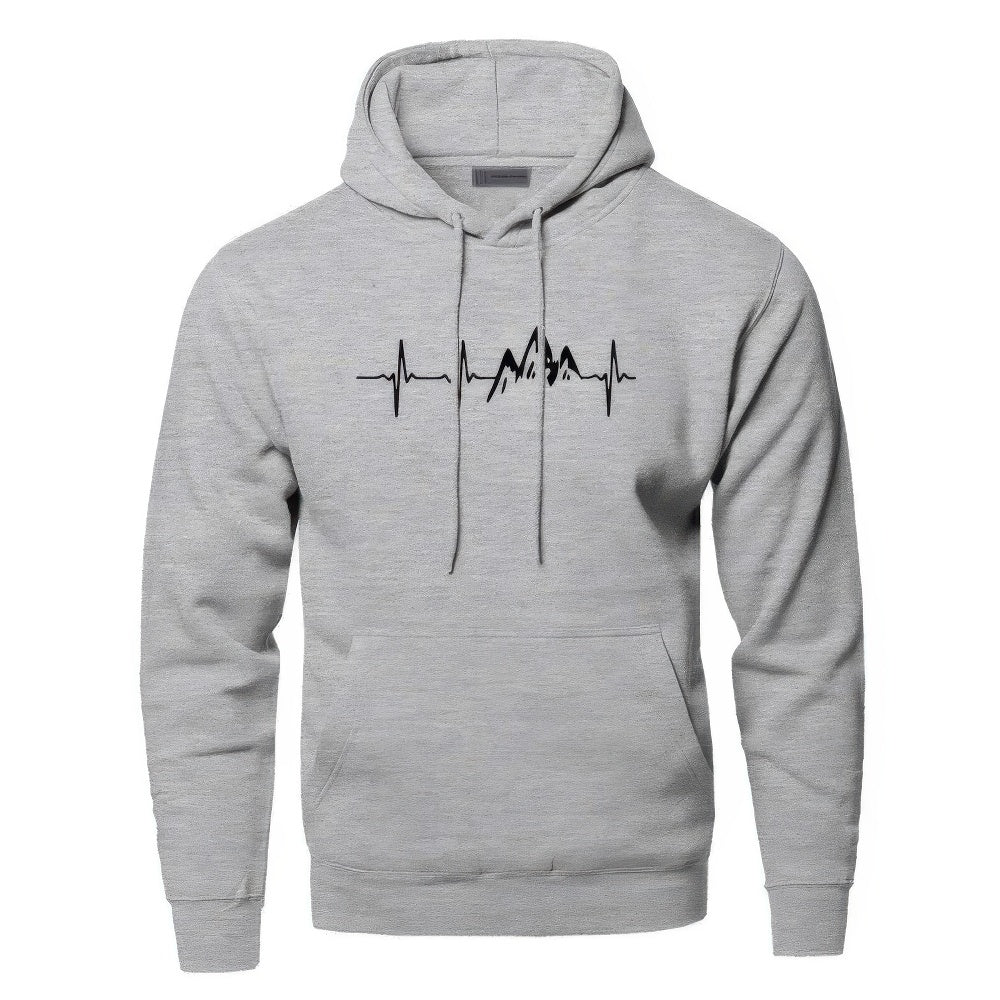 Sweat à capuche classique pour homme avec poche kangourou