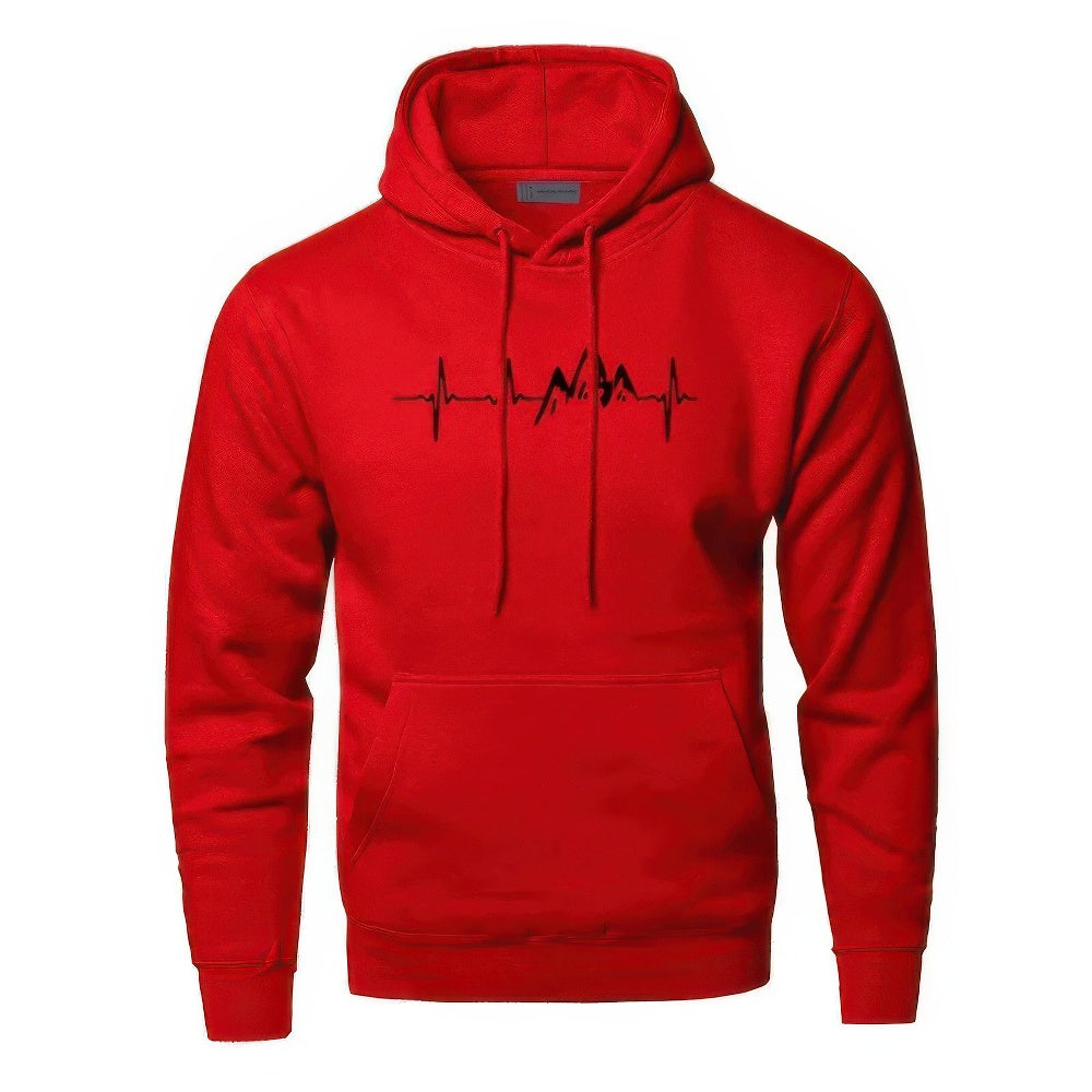 Sweat à capuche classique pour homme avec poche kangourou