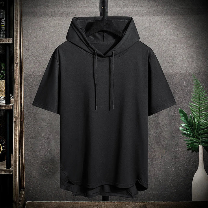 Grand sweat à capuche sans manches pour hommes