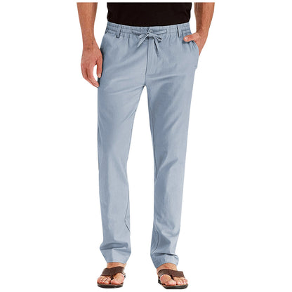 Pantalon Homme Jambe Droite Élastique