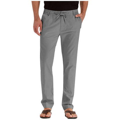 Pantalon Homme Jambe Droite Élastique