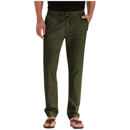 Pantalon Homme Jambe Droite Élastique