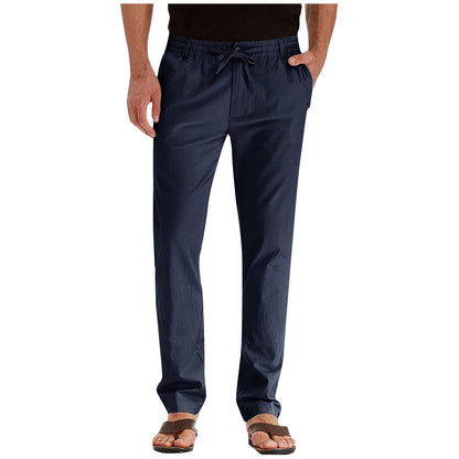 Pantalon Homme Jambe Droite Élastique