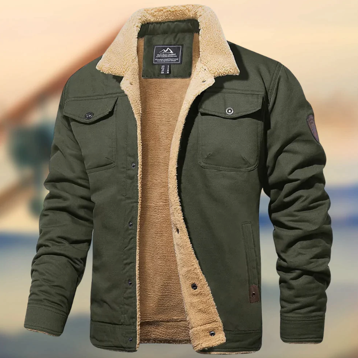 Warmes Winterkleid - Frauenparka Mantel - IdealeKleiden