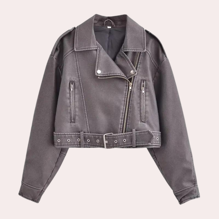 Blouson moto femme moderne été