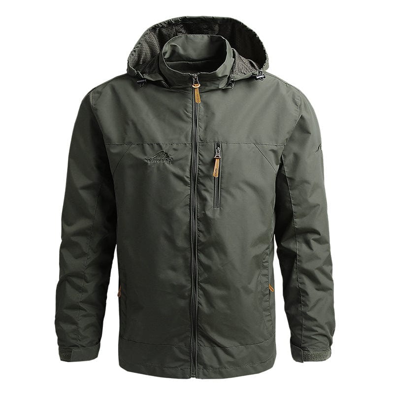 Veste d'hiver imperméable homme chaude à capuche