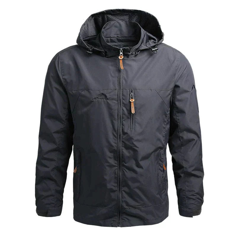 Veste d'hiver imperméable homme chaude à capuche