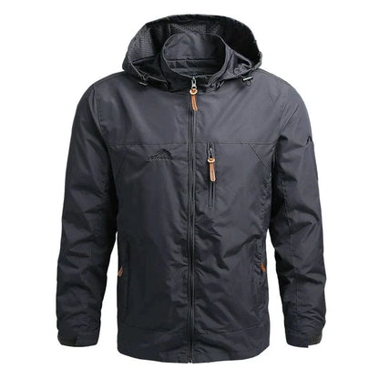 Veste d'hiver imperméable homme chaude à capuche