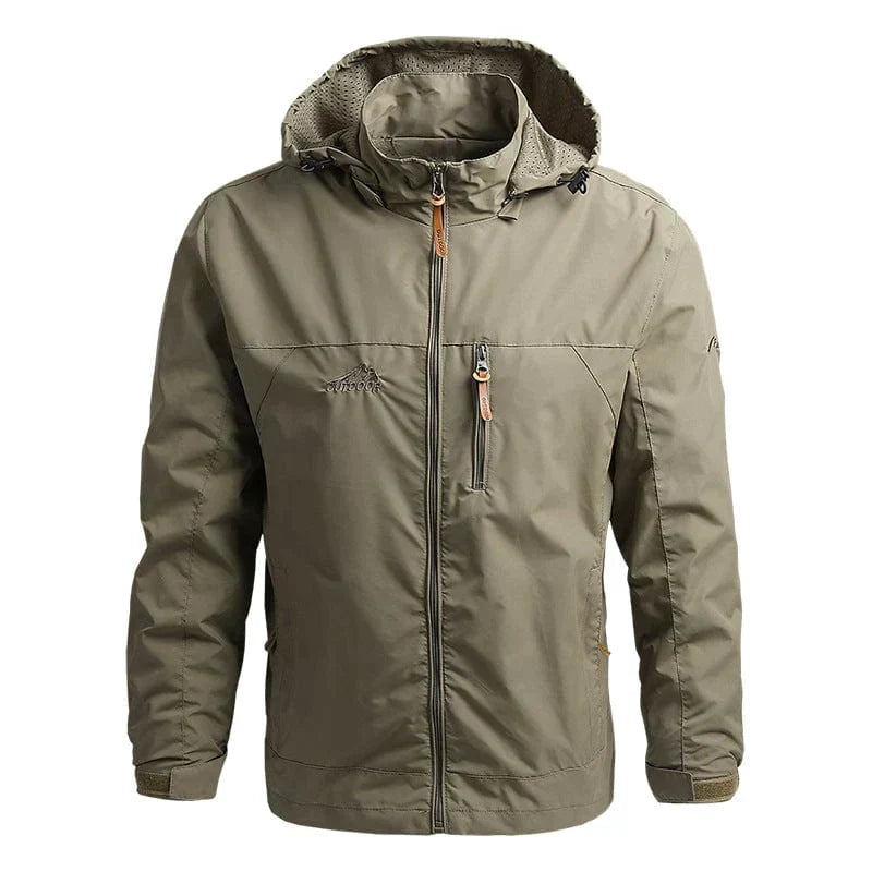 Veste d'hiver imperméable homme chaude à capuche