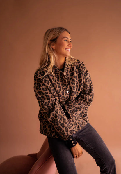 Blouson style léopard