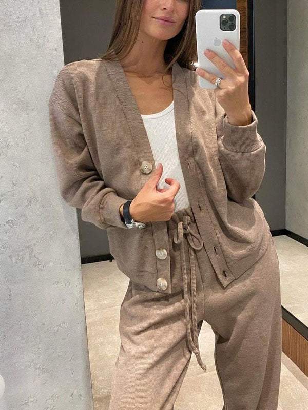Ensemble de pantalon confortable ample pour femmes