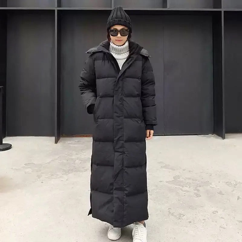 Doudoune longue Chaude et imperméable - Capuche et fermeture éclair