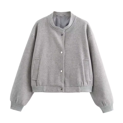 Stilvolle Damen Bomberjacke Modern - IdealeKleiden