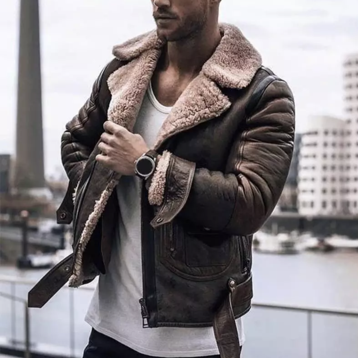 DAMIAN - Manteau d'hiver élégant