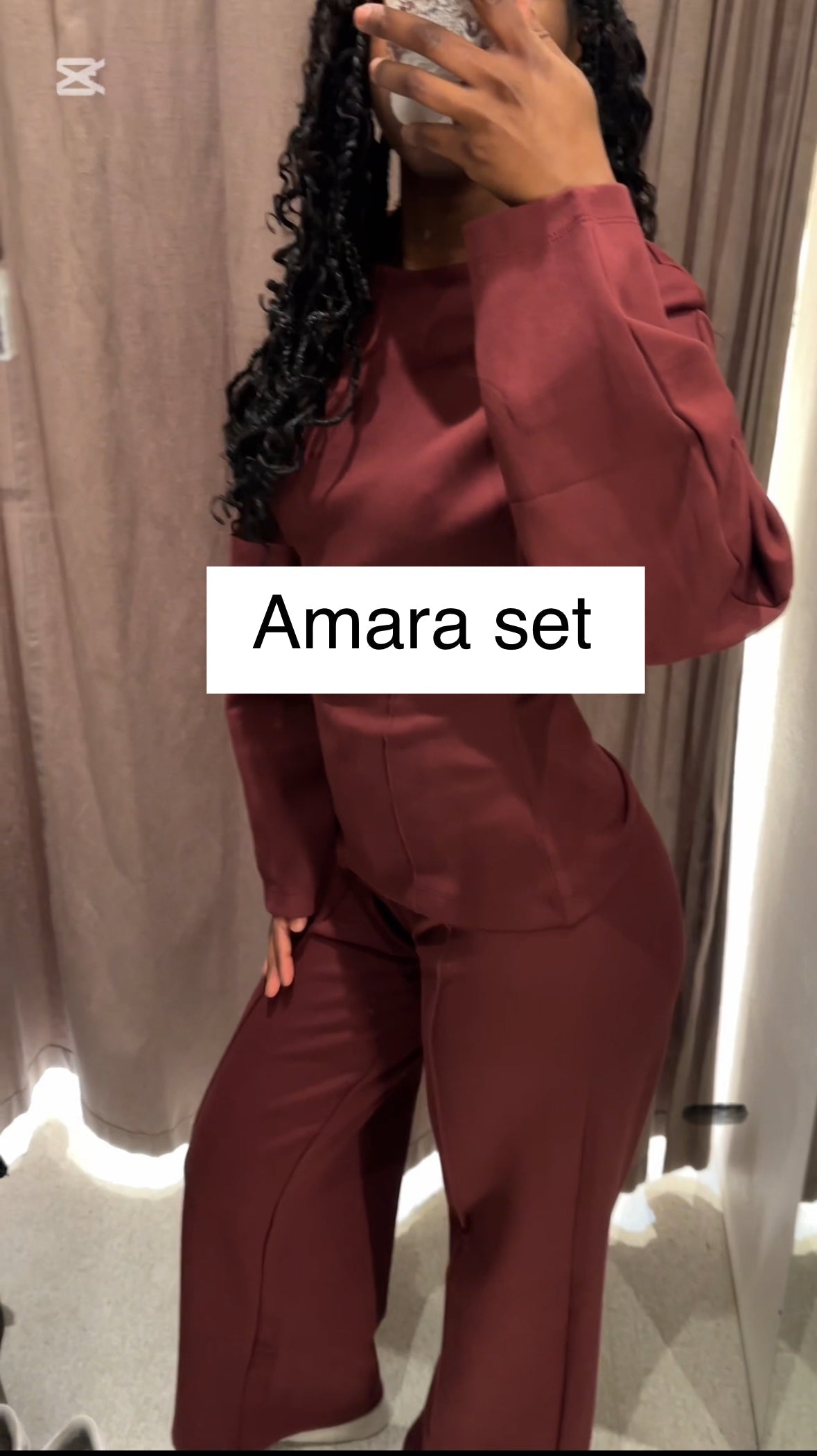 Ensemble pull et pantalon ample confortables pour femme