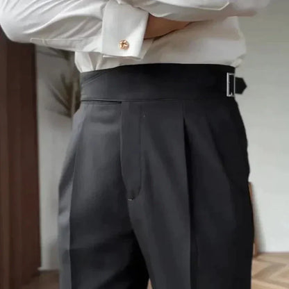 Pantalon Homme Classique À Boucles