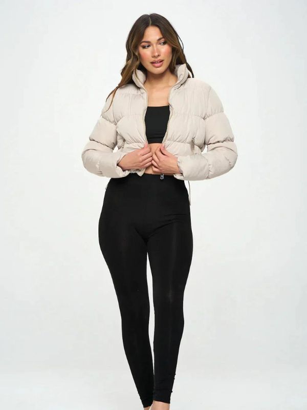 Doudoune Courte Femme Chaude et Isolante