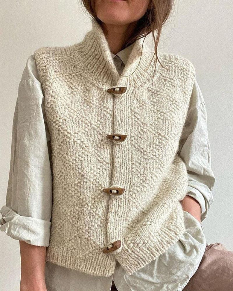 Gilet élégant sans manches pour femme