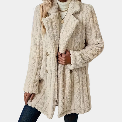 Élégante veste d'hiver pour femme légère et chaude