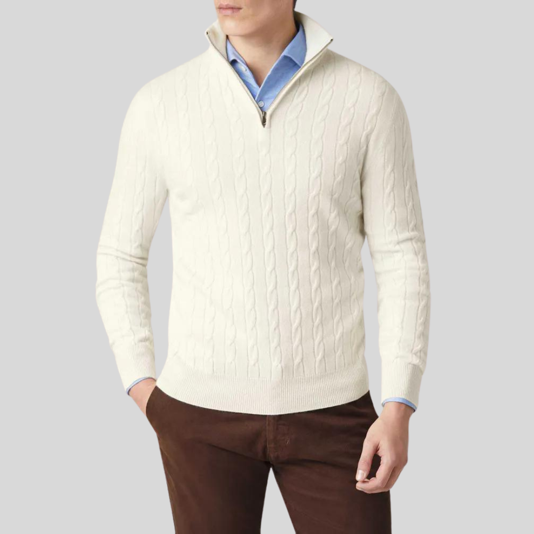 Pull pour homme Fermeture éclair Qualité supérieure