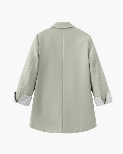 Blazer d'été femme vert olive élégant