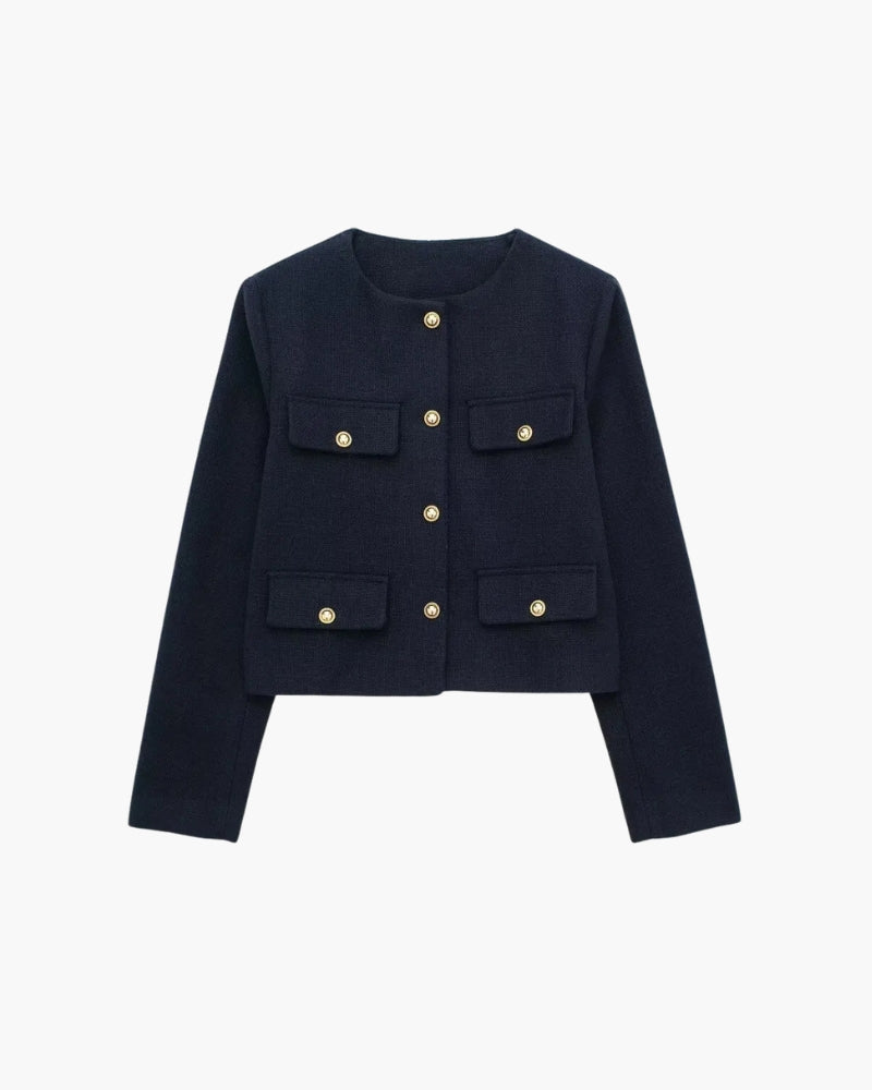 Blazer cintrés élégants courts pour femmes
