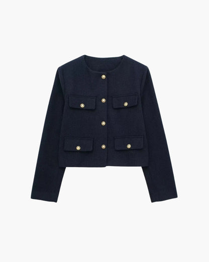 Blazer cintrés élégants courts pour femmes