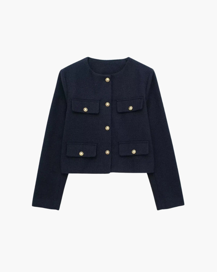 Blazer cintrés élégants courts pour femmes