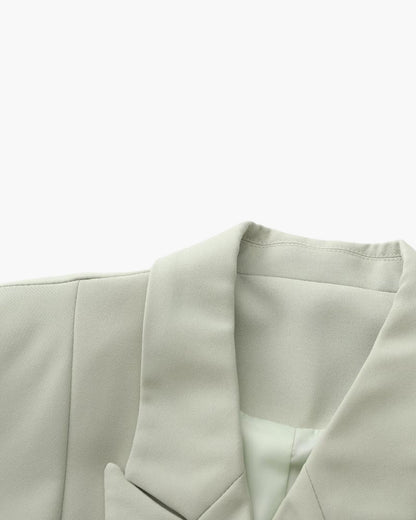 Blazer d'été femme vert olive élégant