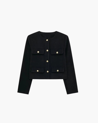 Blazer cintrés élégants courts pour femmes
