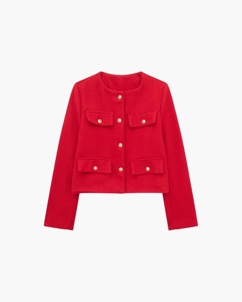 Blazer cintrés élégants courts pour femmes
