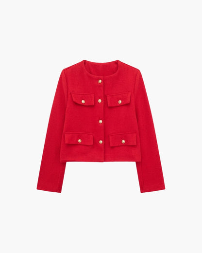 Blazer cintrés élégants courts pour femmes