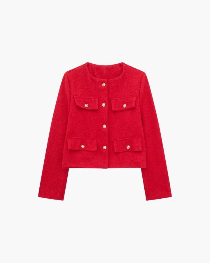 Blazer cintrés élégants courts pour femmes