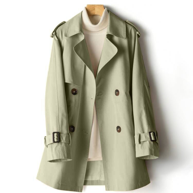 Trench-coat chic pour femme à revers