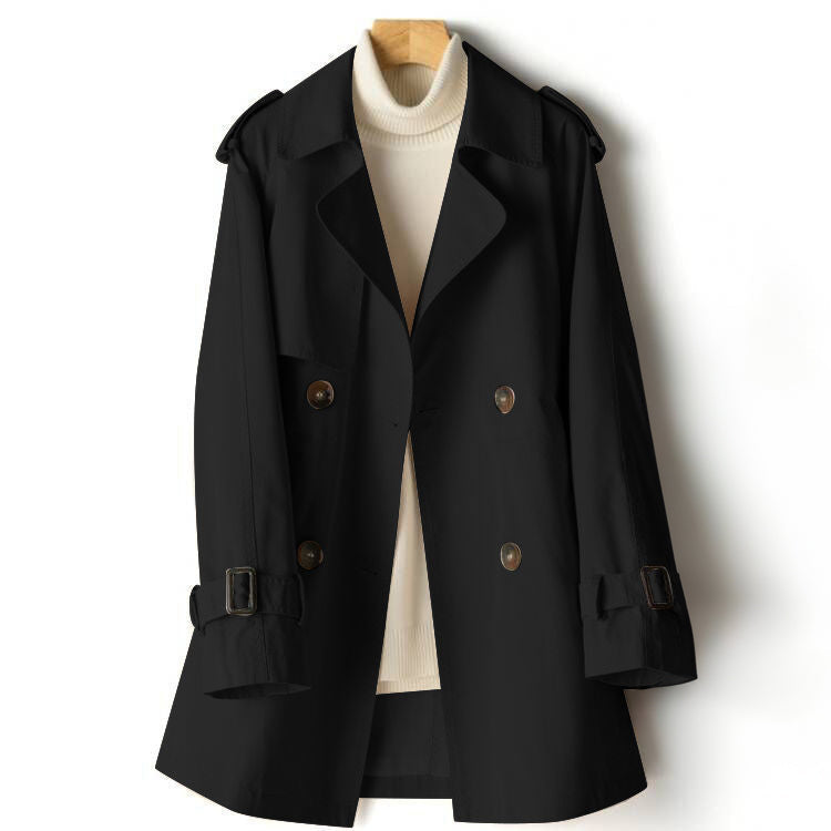 Trench-coat chic pour femme à revers