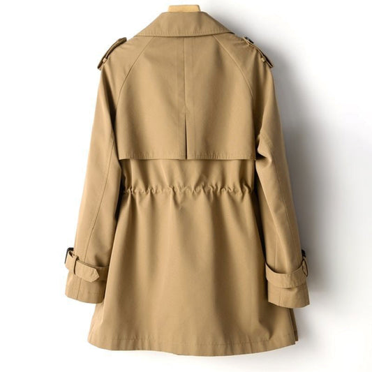 Stilvoller Damen-Trenchcoat Revers - IdealeKleiden