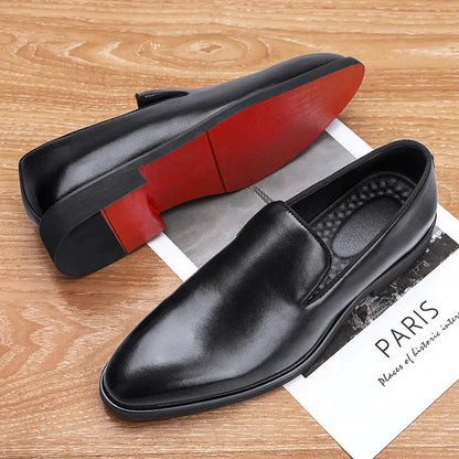 Chaussons pour hommes rouge élégant mocassins