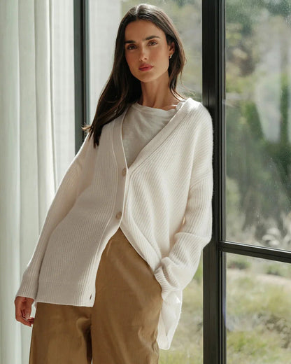 Gilet doux style cocon