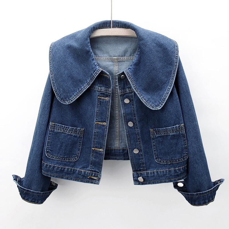 Veste en jean femme courte et stylée