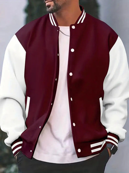 Blouson aviateur homme Moderne Classique Boutons-pression