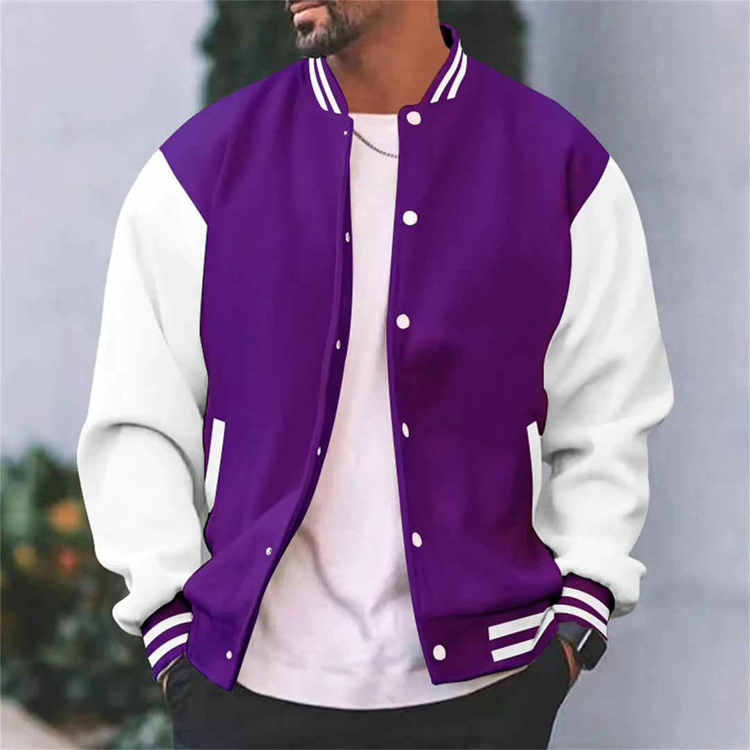 Blouson aviateur homme Moderne Classique Boutons-pression