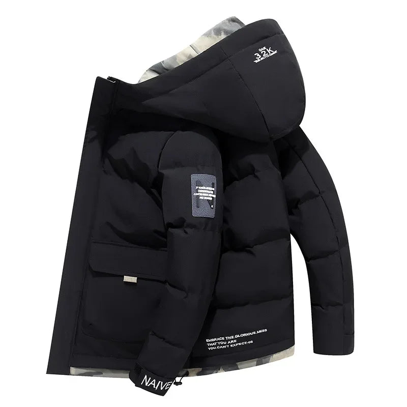 Doudoune matelassée à capuche pour femme